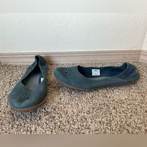 Merrell Barefoot Life Zest Glove Flat Ballet Blue Size 9.5 Women's Leather Grip